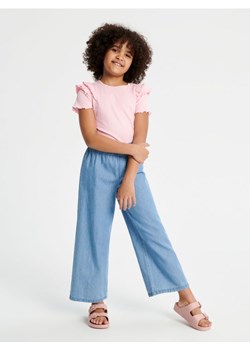 Sinsay - Jeansy wide leg - niebieski ze sklepu Sinsay w kategorii Spodnie dziewczęce - zdjęcie 170304782