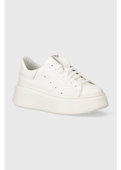Wojas sneakersy skórzane kolor biały 4628559 ze sklepu ANSWEAR.com w kategorii Buty sportowe damskie - zdjęcie 170305791