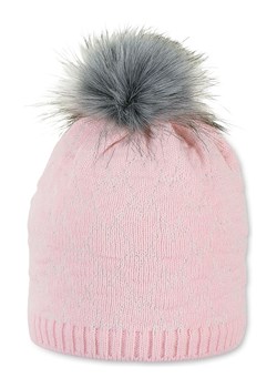 Sterntaler Dzianinowa czapka w kolorze jasnoróżowym ze sklepu Limango Polska w kategorii Czapki dziecięce - zdjęcie 170309110