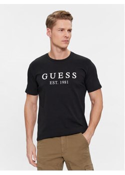 Guess T-Shirt U4RI22 K6YW0 Czarny Regular Fit ze sklepu MODIVO w kategorii T-shirty męskie - zdjęcie 170309651