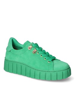 Sneakersy Karino 5169/066-P Zielone zamsz ze sklepu Arturo-obuwie w kategorii Trampki damskie - zdjęcie 170313532
