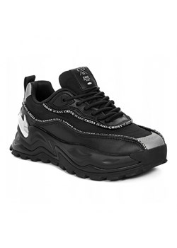 Sneakersy damskie Cross Jeans II2R4018 czarne ze sklepu ButyButy.pl w kategorii Buty sportowe damskie - zdjęcie 170315823