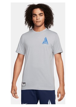 Męski T-shirt do koszykówki Nike Dri-FIT Ja - Szary ze sklepu Nike poland w kategorii T-shirty męskie - zdjęcie 170318214