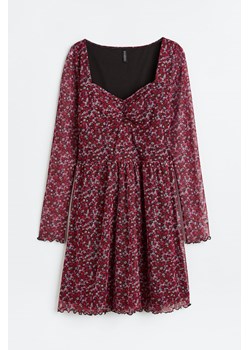H & M - Siateczkowa sukienka - Czerwony ze sklepu H&M w kategorii Sukienki - zdjęcie 170318311