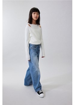 H & M - Dżinsy Wide Leg Loose Fit - Niebieski ze sklepu H&M w kategorii Spodnie chłopięce - zdjęcie 170318383