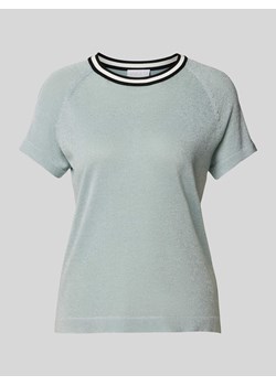 T-shirt z imitacji dzianiny ze sklepu Peek&Cloppenburg  w kategorii Bluzki damskie - zdjęcie 170318661
