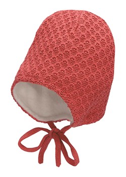 Sterntaler Dzianinowa czapka w kolorze czerwonym ze sklepu Limango Polska w kategorii Czapki dziecięce - zdjęcie 170319063