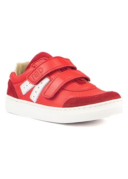 Rap Skórzane sneakersy w kolorze czerwonym ze sklepu Limango Polska w kategorii Trampki dziecięce - zdjęcie 170321602