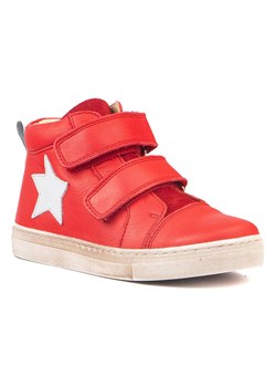Rap Skórzane sneakersy w kolorze czerwonym ze sklepu Limango Polska w kategorii Buty sportowe dziecięce - zdjęcie 170321612