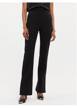 KARL LAGERFELD Spodnie materiałowe 241W1007 Czarny Slim Fit ze sklepu MODIVO w kategorii Spodnie damskie - zdjęcie 170323292