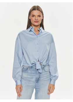Guess Koszula W4RH59 WE2Q0 Niebieski Slim Fit ze sklepu MODIVO w kategorii Koszule damskie - zdjęcie 170323514