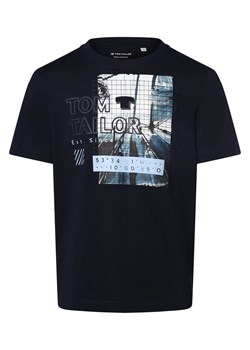 Tom Tailor Koszulka męska Mężczyźni Bawełna granatowy nadruk ze sklepu vangraaf w kategorii T-shirty męskie - zdjęcie 170324054