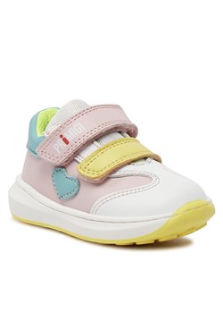 Sneakersy Primigi 5906222 White-Pink-Green ze sklepu eobuwie.pl w kategorii Buciki niemowlęce - zdjęcie 170324421