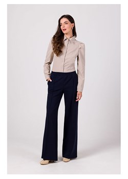 Be Wear Spodnie w kolorze granatowym ze sklepu Limango Polska w kategorii Spodnie damskie - zdjęcie 170324780