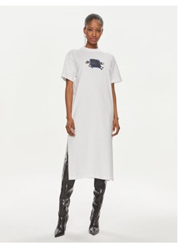 Karl Lagerfeld Jeans Sukienka codzienna 241J1300 Biały Regular Fit ze sklepu MODIVO w kategorii Sukienki - zdjęcie 170325130