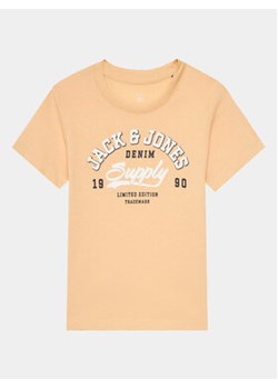 Jack&Jones Junior T-Shirt 12257379 Pomarańczowy Standard Fit ze sklepu MODIVO w kategorii T-shirty chłopięce - zdjęcie 170325281