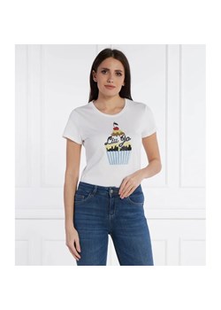 Liu Jo T-shirt | Slim Fit ze sklepu Gomez Fashion Store w kategorii Bluzki damskie - zdjęcie 170326583