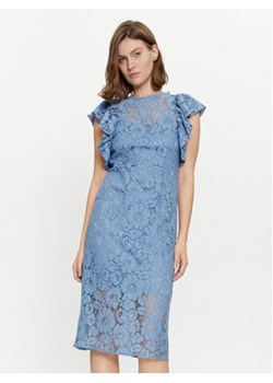 YAS Sukienka koktajlowa Milda 26032369 Niebieski Regular Fit ze sklepu MODIVO w kategorii Sukienki - zdjęcie 170326864