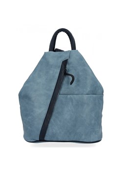 Uniwersalny Plecak Damski XL firmy Hernan HB0136-L Błękitny ze sklepu PaniTorbalska w kategorii Plecaki - zdjęcie 170327541