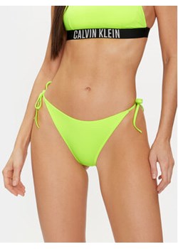 Calvin Klein Swimwear Dół od bikini KW0KW02508 Zielony ze sklepu MODIVO w kategorii Stroje kąpielowe - zdjęcie 170330073