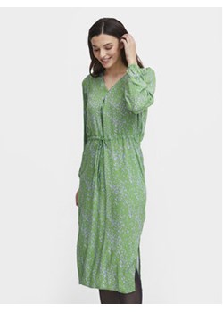 Fransa Sukienka koszulowa 20613273 Zielony Regular Fit ze sklepu MODIVO w kategorii Sukienki - zdjęcie 170330114