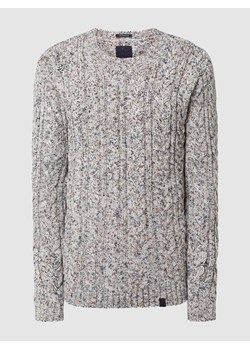 Sweter ze ściegiem warkoczowym ze sklepu Peek&Cloppenburg  w kategorii Swetry męskie - zdjęcie 170331812