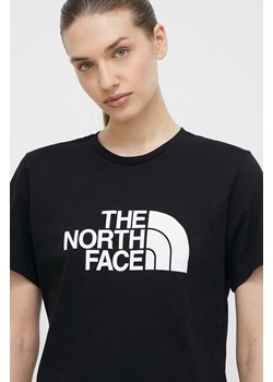 The North Face t-shirt bawełniany damski kolor czarny NF0A87NAJK31 ze sklepu ANSWEAR.com w kategorii Bluzki damskie - zdjęcie 170333271