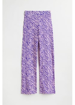 H & M - Proste spodnie - Fioletowy ze sklepu H&M w kategorii Spodnie damskie - zdjęcie 170335202