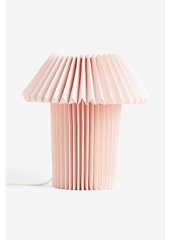 H & M - Lampa stołowa z papieru - Różowy ze sklepu H&M w kategorii Lampy stołowe - zdjęcie 170335452