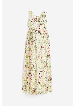 H & M - MAMA Długa sukienka - Biały ze sklepu H&M w kategorii Sukienki ciążowe - zdjęcie 170335501