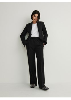 Reserved - Spodnie z kantem - czarny ze sklepu Reserved w kategorii Spodnie damskie - zdjęcie 170339032