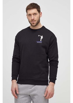 Hummel bluza bawełniana męska kolor czarny z nadrukiem ze sklepu ANSWEAR.com w kategorii Bluzy męskie - zdjęcie 170339613