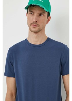 Geox t-shirt M4510K-T3098 M T-SHIRT męski kolor niebieski gładki ze sklepu ANSWEAR.com w kategorii T-shirty męskie - zdjęcie 170339853