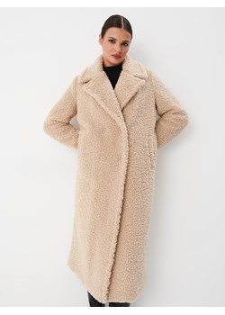 Mohito - Płaszcz typu teddy - kremowy ze sklepu Mohito w kategorii Płaszcze damskie - zdjęcie 170340711
