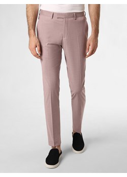 Finshley & Harding Spodnie - Kalifornia Mężczyźni Slim Fit bakłażanowy marmurkowy ze sklepu vangraaf w kategorii Spodnie męskie - zdjęcie 170341760