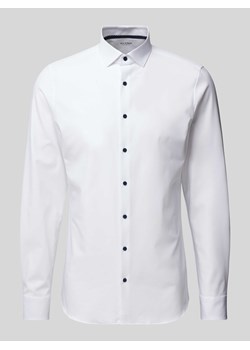 Koszula biznesowa o kroju slim fit z dodatkiem streczu ze sklepu Peek&Cloppenburg  w kategorii Koszule męskie - zdjęcie 170342460