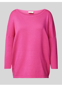Sweter z dzianiny w jednolitym kolorze model ‘JONE’ ze sklepu Peek&Cloppenburg  w kategorii Swetry damskie - zdjęcie 170342480