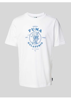 T-shirt z nadrukiem z motywem z logo ze sklepu Peek&Cloppenburg  w kategorii T-shirty męskie - zdjęcie 170342573
