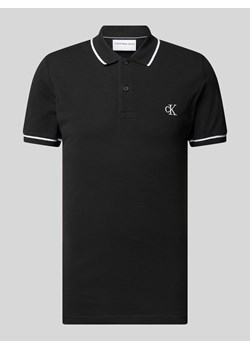 Koszulka polo z wyhaftowanym logo ze sklepu Peek&Cloppenburg  w kategorii T-shirty męskie - zdjęcie 170342600