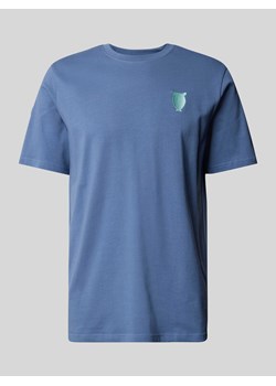T-shirt z bawełny ekologicznej z nadrukiem z logo ze sklepu Peek&Cloppenburg  w kategorii T-shirty męskie - zdjęcie 170342610