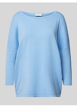 Sweter z dzianiny w jednolitym kolorze model ‘JONE’ ze sklepu Peek&Cloppenburg  w kategorii Swetry damskie - zdjęcie 170342643