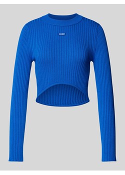 NOWOŚĆ w P&C*: Sweter krótki z dzianiny model ‘Succorie’ ze sklepu Peek&Cloppenburg  w kategorii Swetry damskie - zdjęcie 170342644
