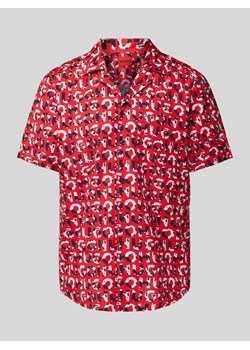 Koszula casualowa o kroju relaxed fit z rękawem o dł. 1/2 model ‘Ellino’ ze sklepu Peek&Cloppenburg  w kategorii Koszule męskie - zdjęcie 170342661