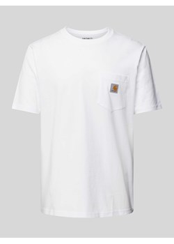 T-shirt z naszywką z logo model ‘POCKET’ ze sklepu Peek&Cloppenburg  w kategorii T-shirty męskie - zdjęcie 170342773