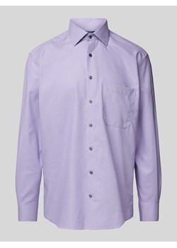 Koszula biznesowa o kroju comfort fit z kołnierzykiem typu kent ze sklepu Peek&Cloppenburg  w kategorii Koszule męskie - zdjęcie 170342903