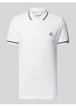 Koszulka polo z wyhaftowanym logo ze sklepu Peek&Cloppenburg  w kategorii T-shirty męskie - zdjęcie 170342951