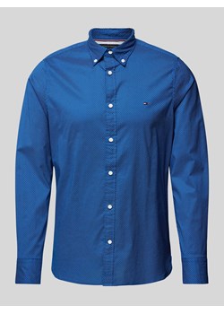 Koszula casualowa o kroju slim fit we wzory na całej powierzchni ze sklepu Peek&Cloppenburg  w kategorii Koszule męskie - zdjęcie 170342983