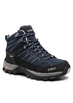 CMP Trekkingi Rigel Mid Wmn Trekking Shoe Wp 3Q12946 Granatowy ze sklepu MODIVO w kategorii Buty trekkingowe damskie - zdjęcie 170343283