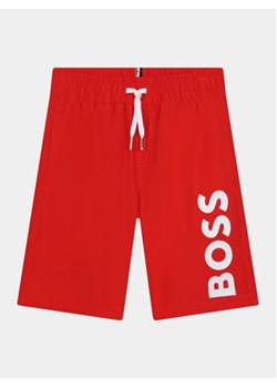Boss Szorty kąpielowe J50662 D Czerwony Regular Fit ze sklepu MODIVO w kategorii Kąpielówki chłopięce - zdjęcie 170343330