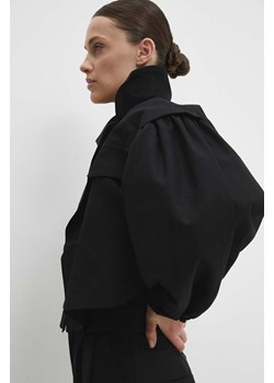 Answear Lab kurtka bawełniana kolor czarny przejściowa ze sklepu ANSWEAR.com w kategorii Kurtki damskie - zdjęcie 170345220